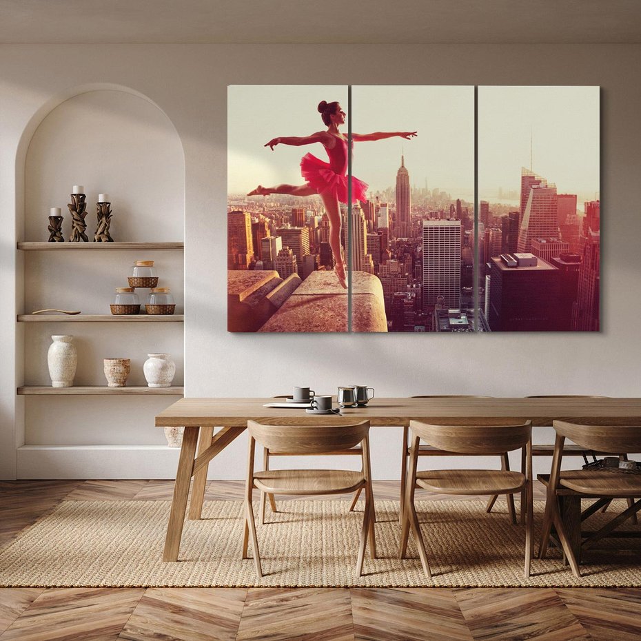 Obraz na płótnie 120x80 - Elegancja ruchu - balet, taniec