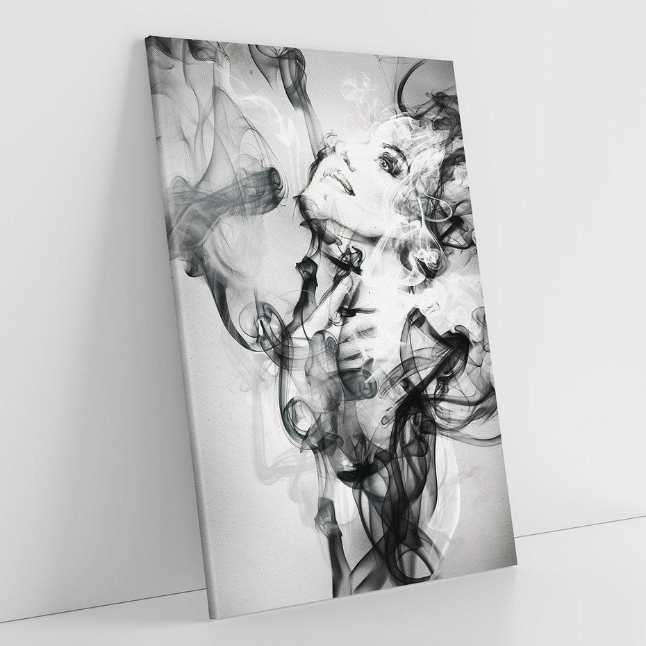 Obraz na płótnie 50x70 - Abstrakcja kobiecego piękna - abstrakcja, kobieta