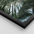 Zestaw obrazy w ramie 40x50 galeria - Palmy, pozytywe, myślenie - rama czarna