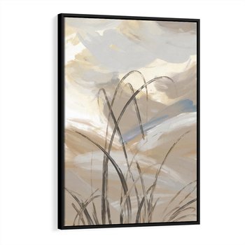 Obraz w ramie 50x70 - Nowoczesne Odbicia - akwarela, obraz - rama czarna