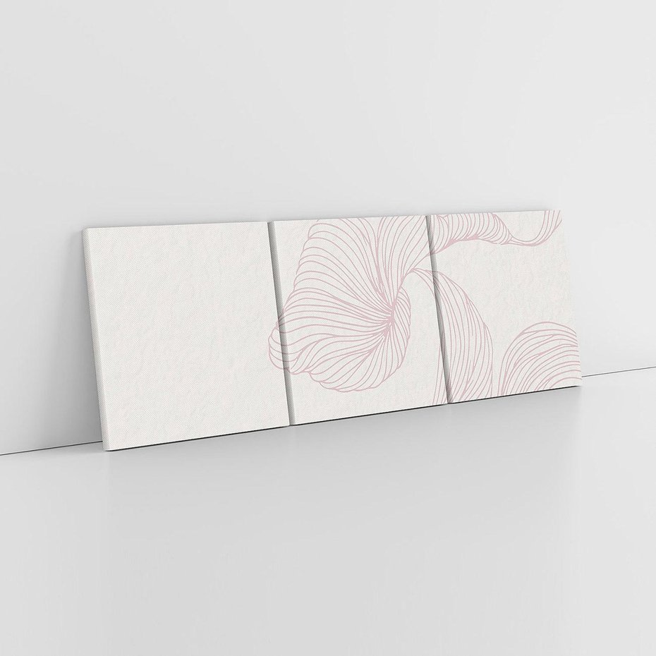 Obraz na płótnie 150x50 - Szept marzeń i tajemnic - abstrakcyjne, roślinne ornamenty