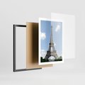 Plakat w ramie 50x70 - Paryż z wieżą Eiffla - Eiffla, Paryż - rama czarna