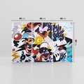 Obraz na płótnie 120x80 - Moc kolorów w graffiti - graffiti