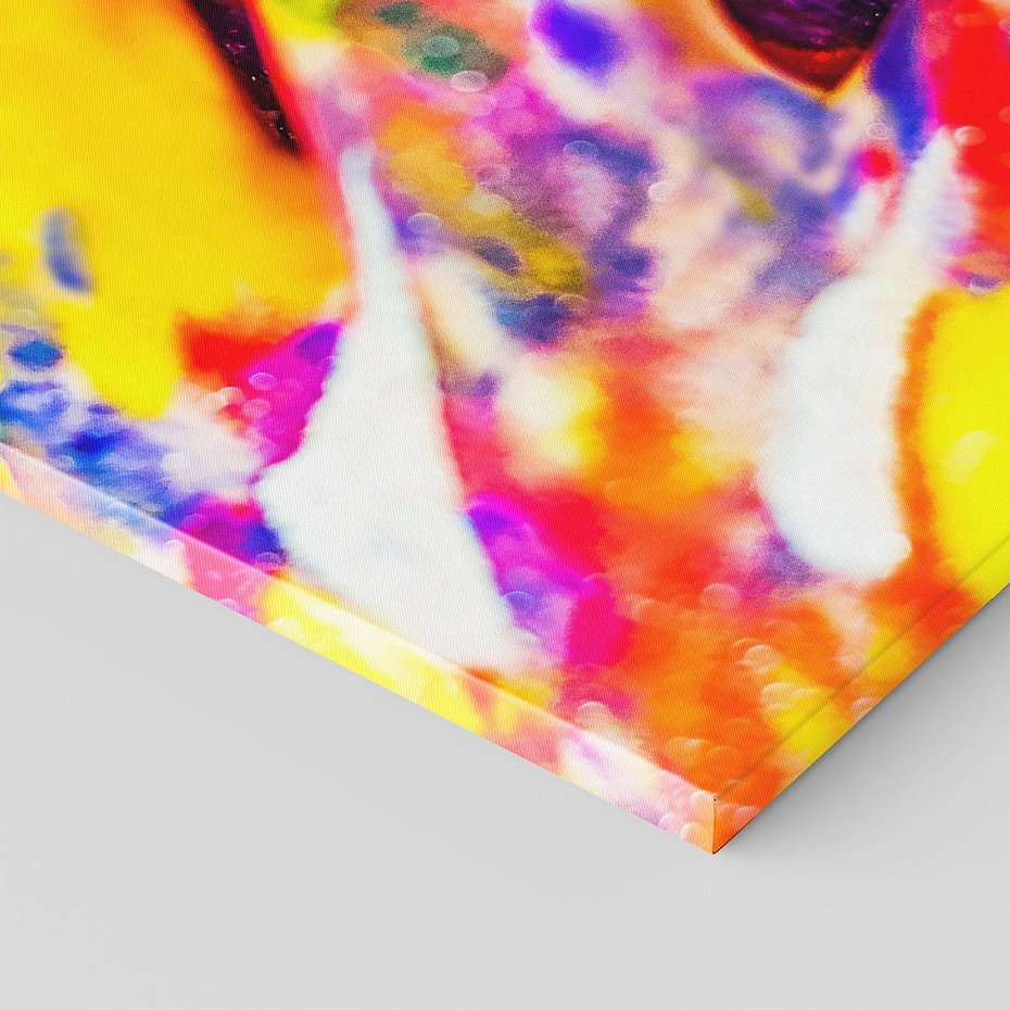 Obraz na płótnie 70x100 - Abstrakcyjna Magia Ciała - Bodypainting - abstrakcja, bodypainting