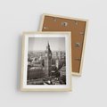 Plakat w ramie 40x50 - Magiczna esencja Londynu: Big Ben i miasto - Big Ben, Londyn - rama drewno