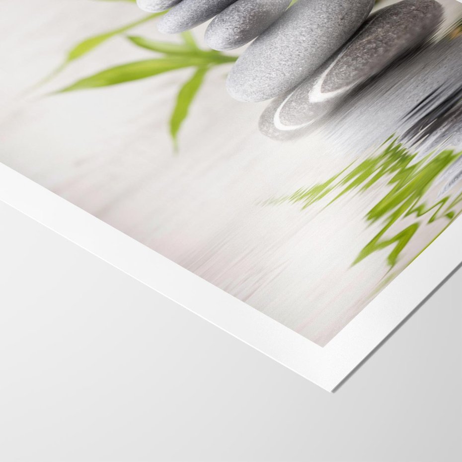 Plakat bez ramy 40x50 - Spa kamienie: naturalne piękno - spa, kamienie