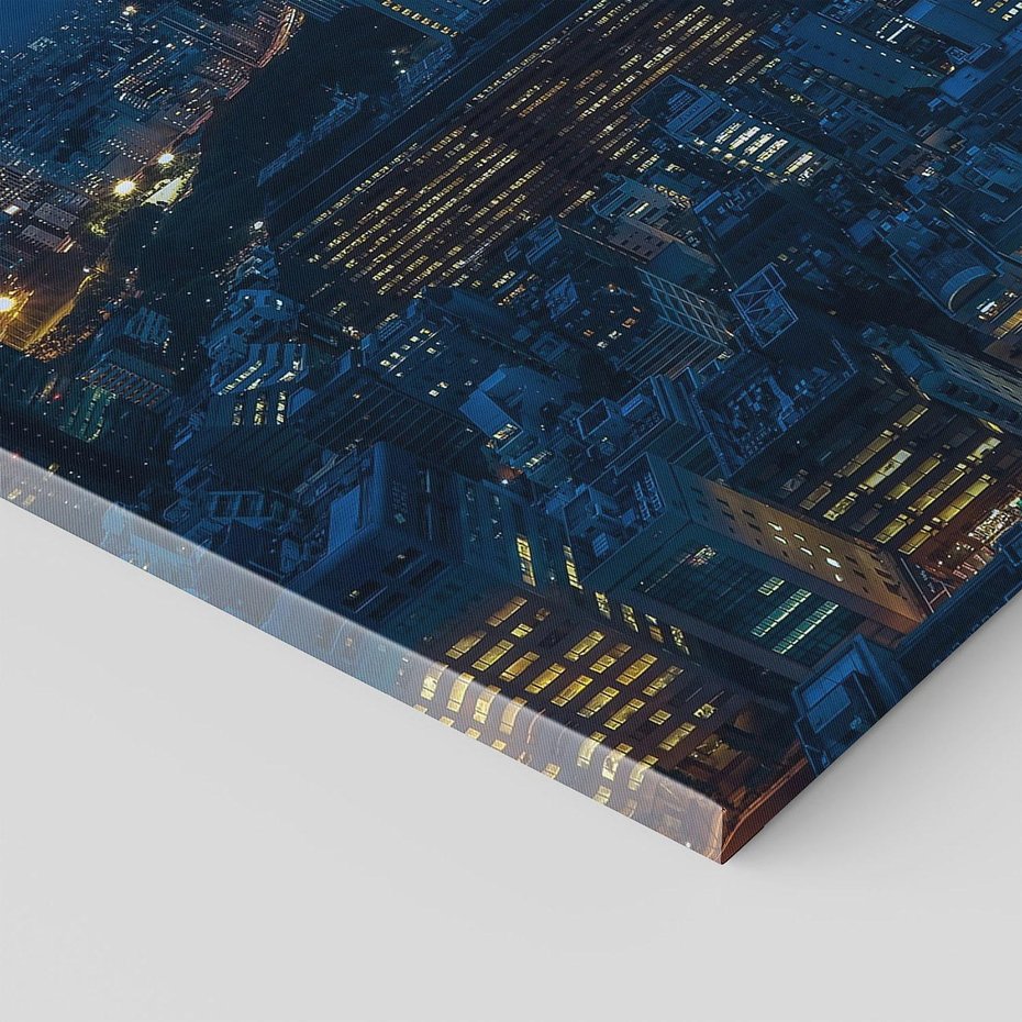 Obraz na płótnie 100x70 - Nocne impresje Paryża we Francji - Francja, Paryż