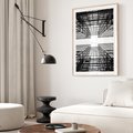 Plakat w ramie 40x50 - Czar i Wielkość - wieżowce, architektura - rama drewno