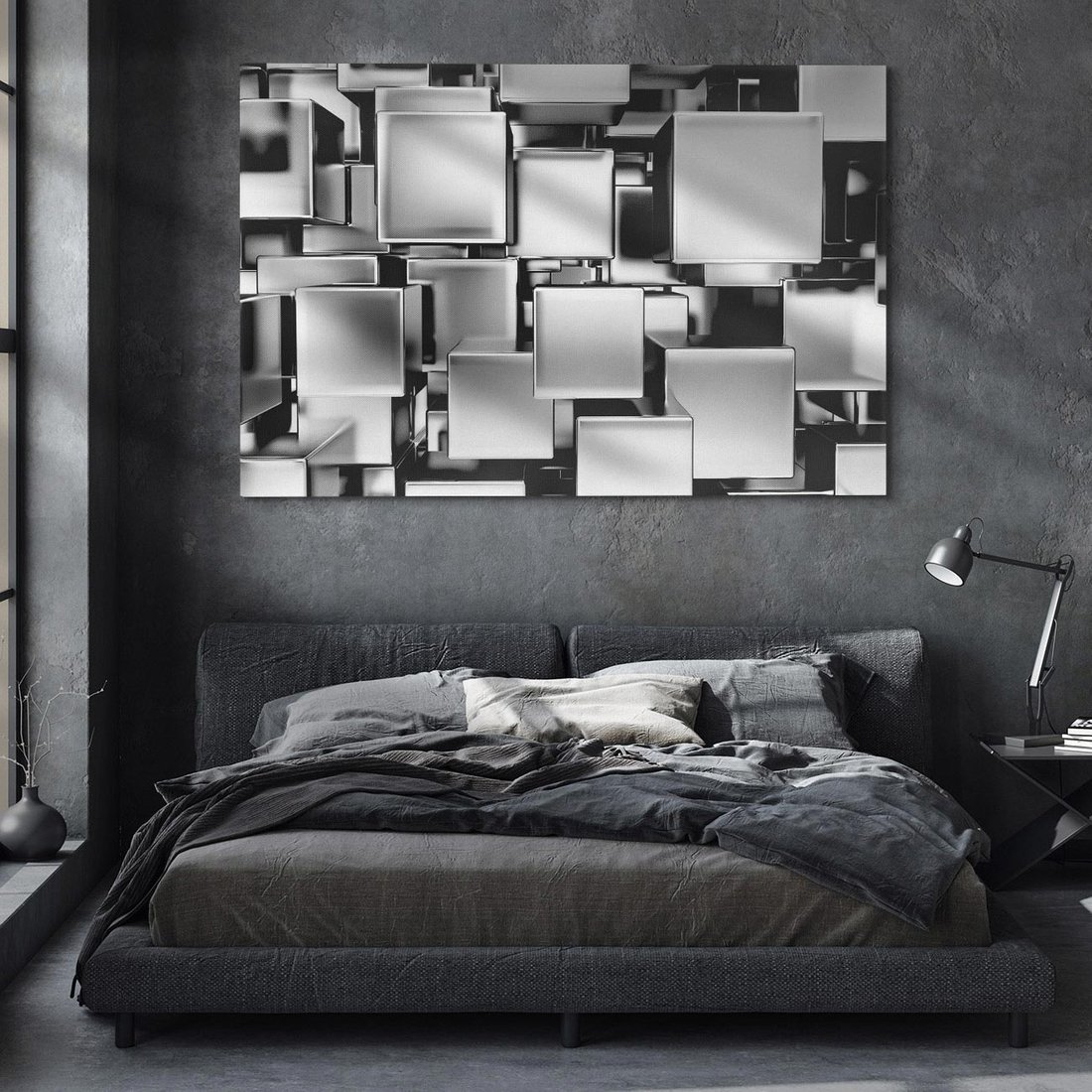 Obraz na płótnie 120x80 - Nowe Wymiary Sztuki - 3D, abstrakcja