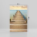 Obraz na płótnie 80x120 - Pomost ku morzu - pomost, morze