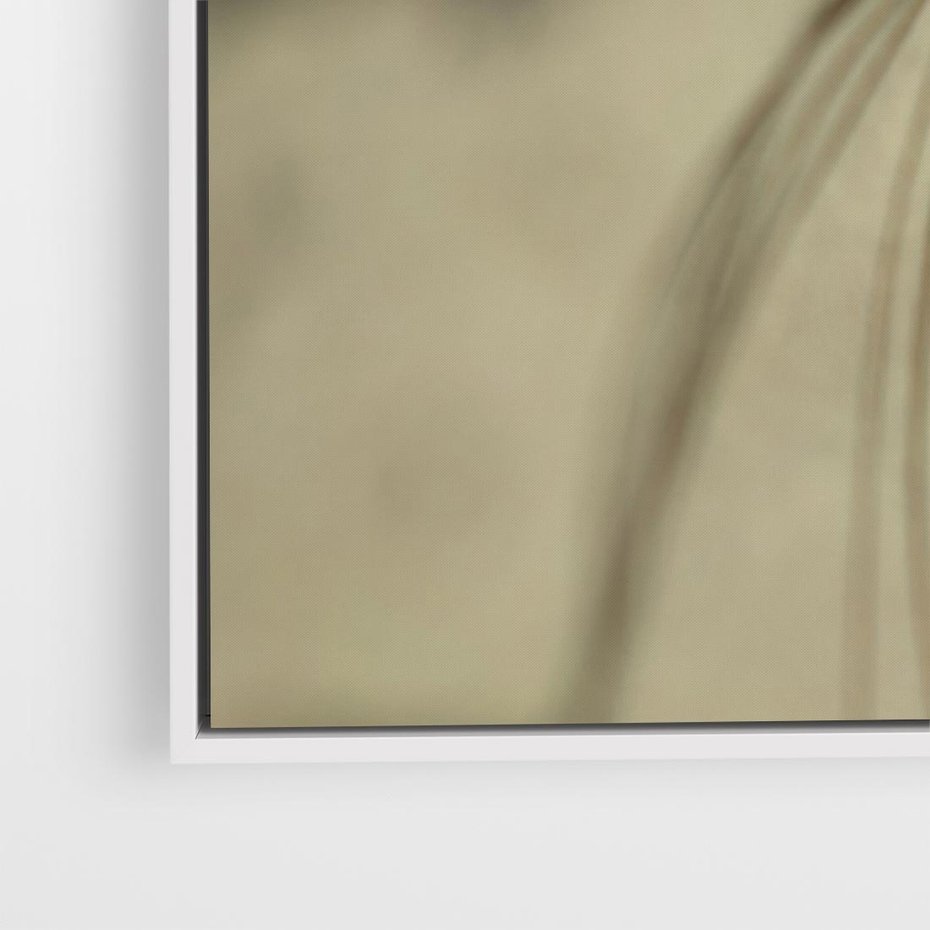 Obraz w ramie 120x80 - Delikatność dmuchawców - dmuchawce, krople - rama biała