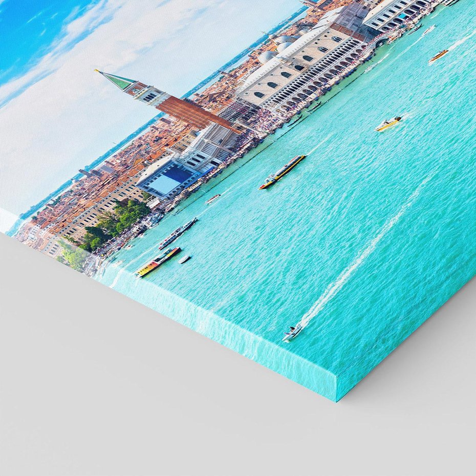 Obraz na płótnie 100x70 - Wenecja nad morzem: włoski romantyzm - Wenecja, Włochy