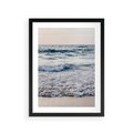 Plakat w ramie 30x40 - Malowniczy Nadmorski Krajobraz - morze, fale - rama czarna