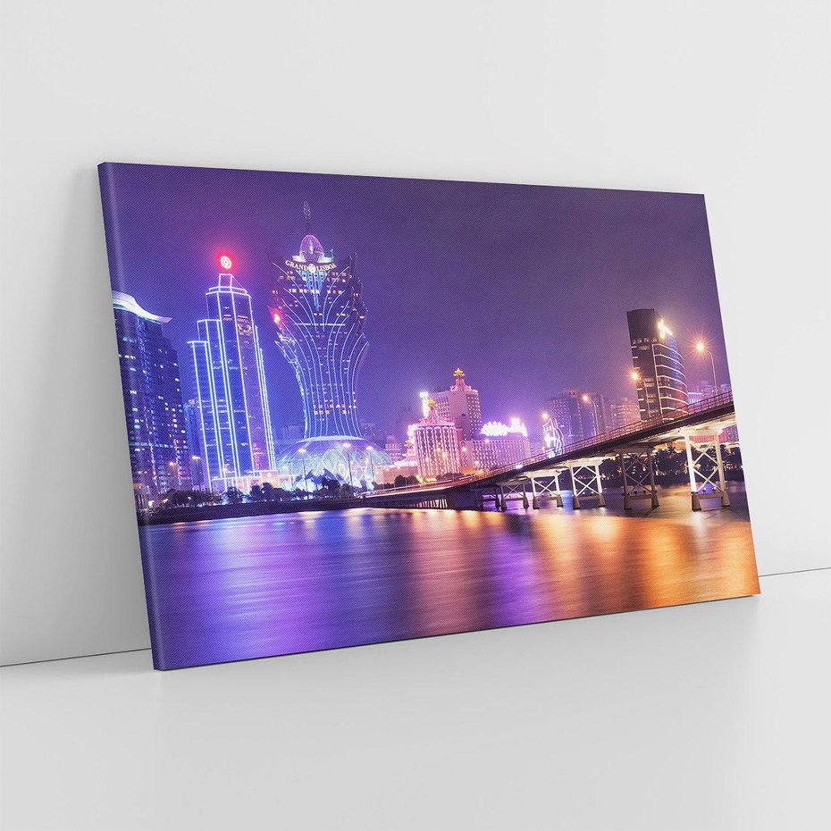 Obraz na płótnie 100x70 - Macau: Spotkanie dwóch światów - Macau, Hong