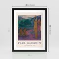 Plakat w ramie 40x50 - Reprodukcja Gauguina: Sztuka Egzotyczna na Plakacie - paul gauguin, plakat - rama czarna