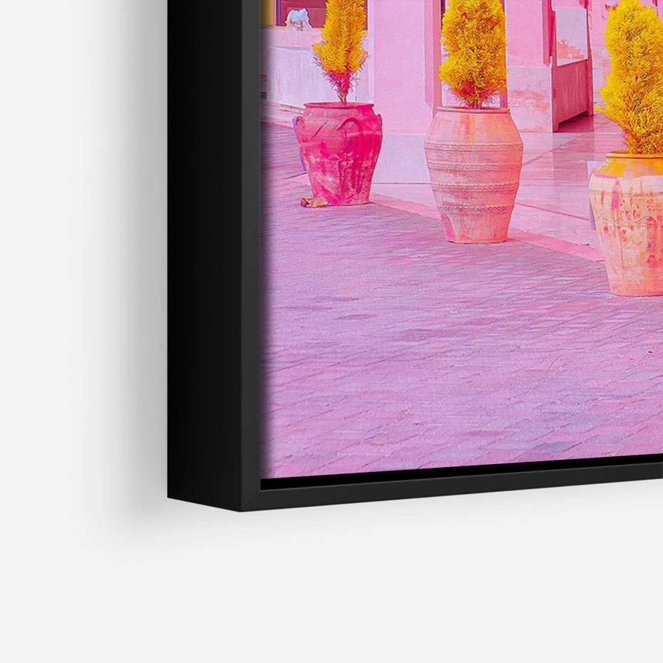 Obraz w ramie 50x70 - Marokańskie pastele - marokański, pastele - rama czarna