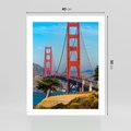 Plakat bez ramy 40x50 - W krainie amerykańskich mostów - most, USA