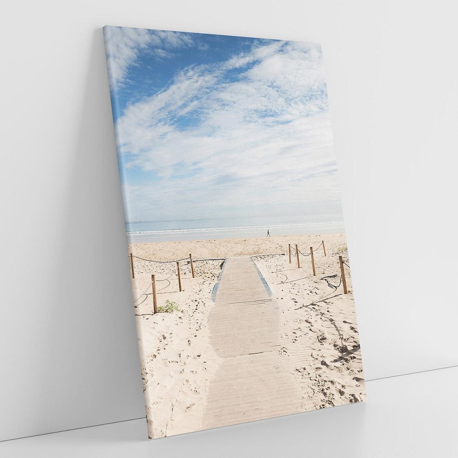 Obraz na płótnie 70x100 - Ścieżka na plaży - plaża, ścieżka