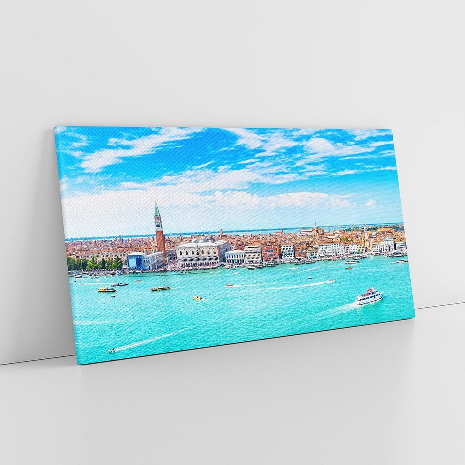 Obraz na płótnie 120x60 - Wenecja nad morzem: włoski romantyzm - Wenecja, Włochy