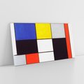 Obraz na płótnie 100x50 - Kompozycja A (1920), Piet Mondrian - Reprodukcja - reprodukcja, obraz na płótnie