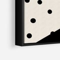 Obraz w ramie 70x100 - Wesołe Geometryczne Kształty - geometryczne kształty, abstrakcja - rama czarna