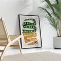 Plakat bez ramy 21x30 - Mroczne Wypaczenia - abstrakcyjny obraz, dziwne kształty