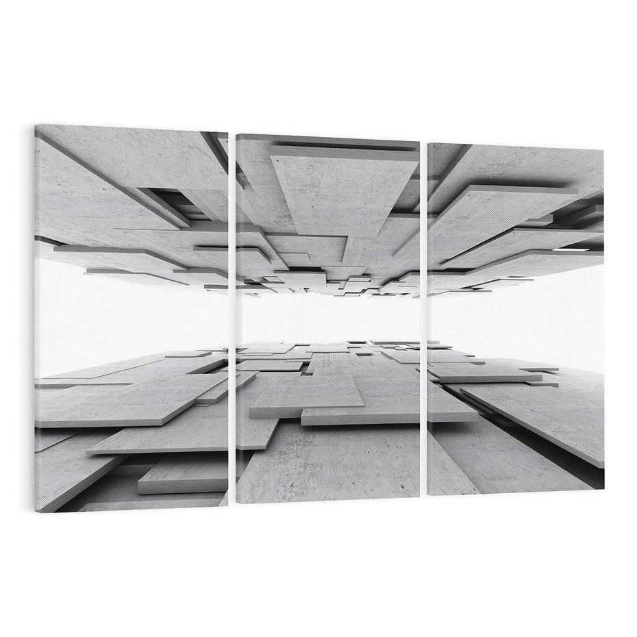 Obraz na płótnie 120x80 - Architektura 3D - architektura, 3D