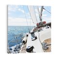Obraz na płótnie 40x40 - Moc żaglowca na pełnym morzu - żaglowiec, jacht