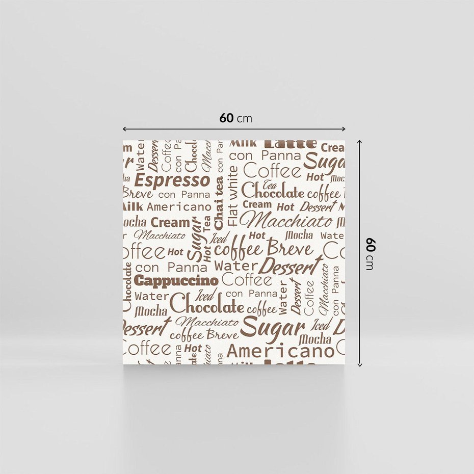 Obraz na płótnie 60x60 - Kawa w Stylu Coffee - kawa, coffee