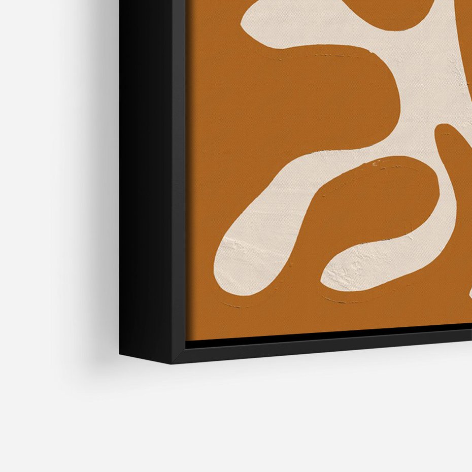 Obraz w ramie 70x100 - Wnętrza Akwarelowej Wyobraźni - abstrakcyjny obraz, plakat - rama czarna