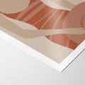 Plakat bez ramy 50x70 - Kobiece Retro - minimalistyczny boho plakat, retro kobieta w stroju kąpielowym