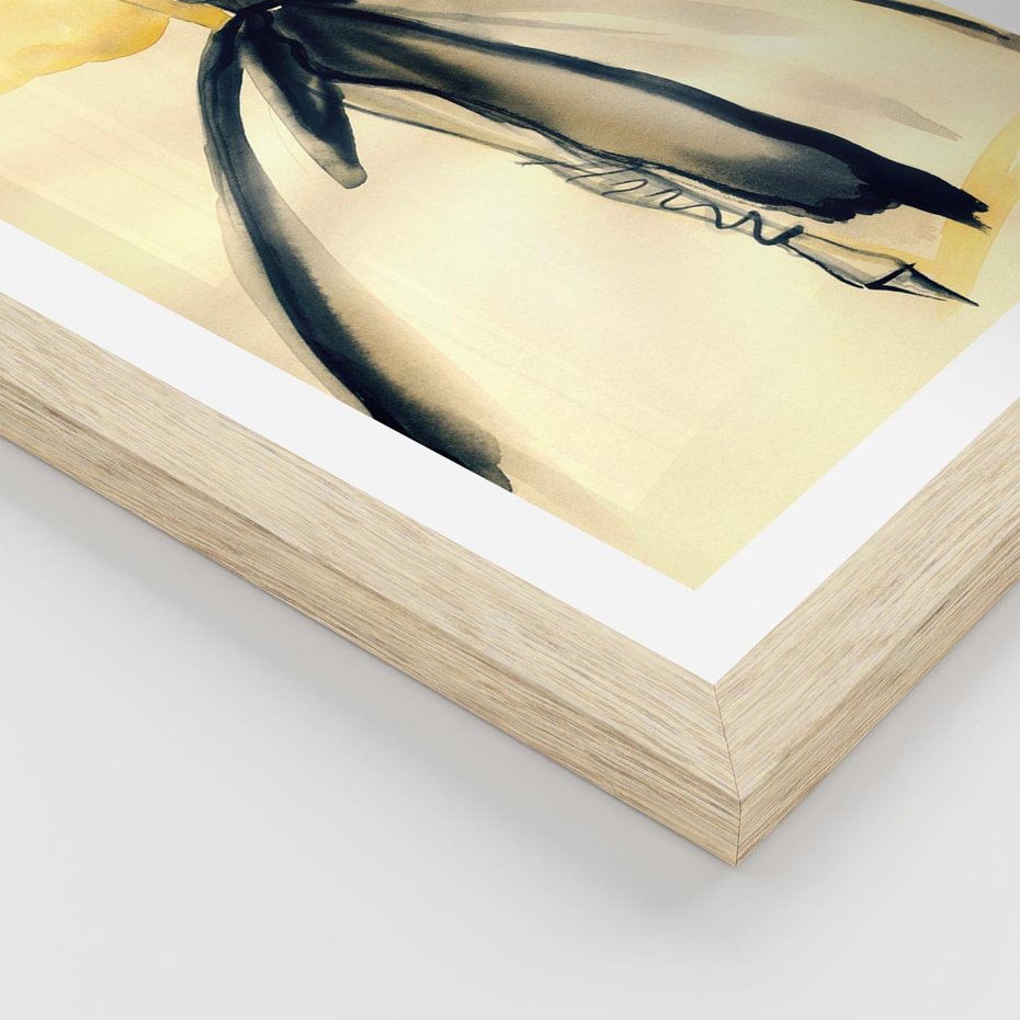 Plakat w ramie 40x50 - Ekspresja Wyrazu - abstrakcja, kobieta - rama drewno