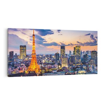 Obraz na płótnie 140x70 - Tętniące życiem Tokio - Tokio, Japonia