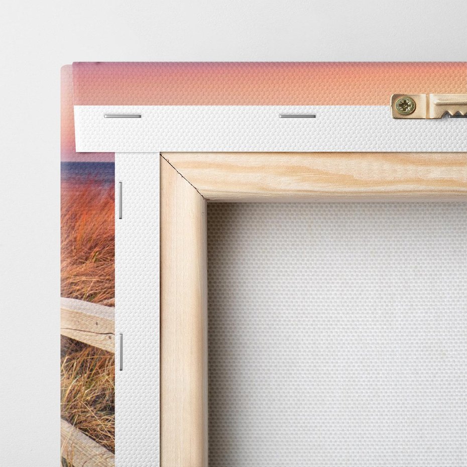 Obraz na płótnie 80x120 - Spacer Wśród Przyboju - dróżka, morze