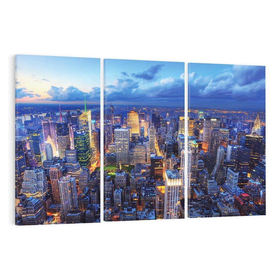 Obraz na płótnie 120x80 - Energia wielkiego miasta - Nowy Jork, NY