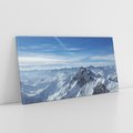 Obraz na płótnie 140x70 - Mroźne góry zima w pełnym rozkwicie - góry, zima