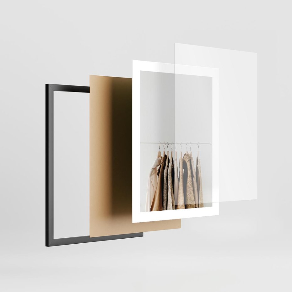 Plakat w ramie 30x40 - Boho Elegancja - boho kobiece zdjęcie, wieszak - rama czarna