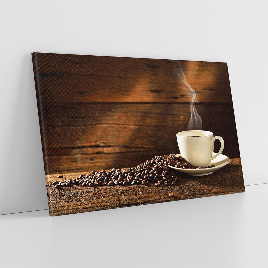 Obraz na płótnie 70x50 - Kawowe uniesienie w filiżance - kawa, filiżanka