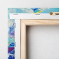 Obraz na płótnie 60x60 - Mistyka Górskich Marzeń - abstrakcja, pejzaż gór
