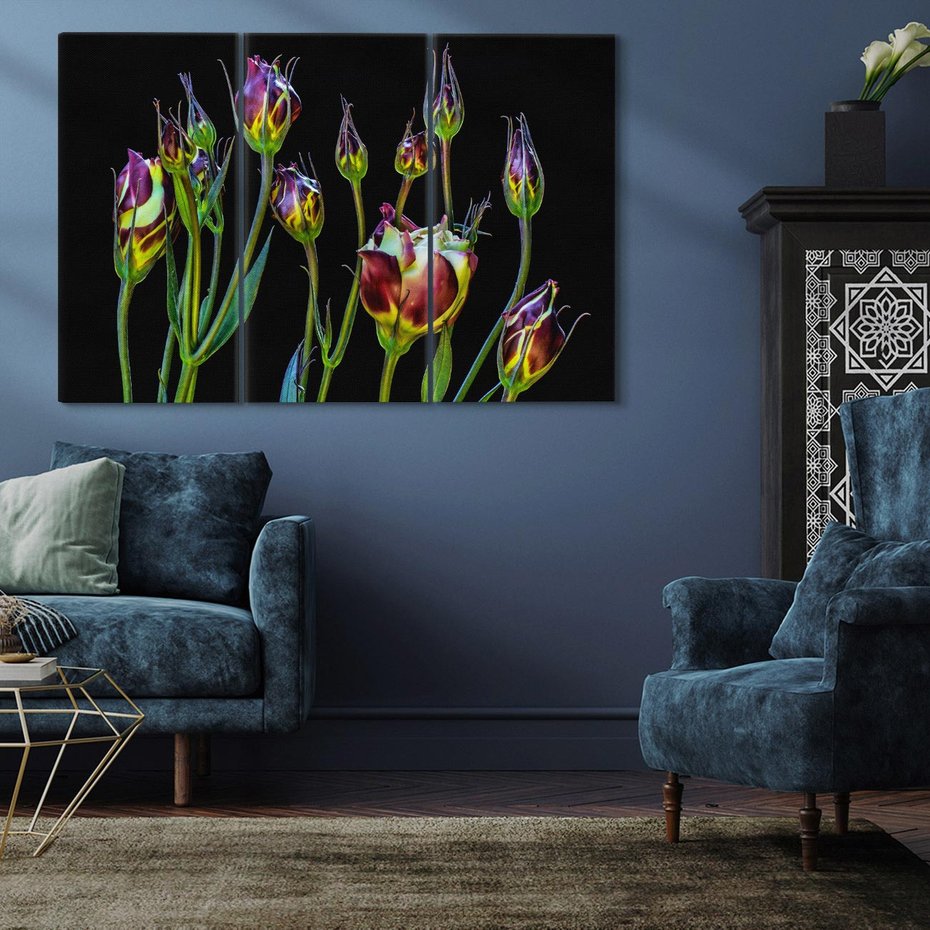 Obraz na płótnie 120x80 - urok kwiatów - kwiat, kwiaty