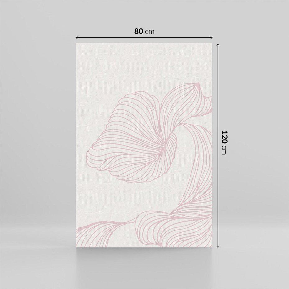 Obraz na płótnie 80x120 - Szept marzeń i tajemnic - abstrakcyjne, roślinne ornamenty