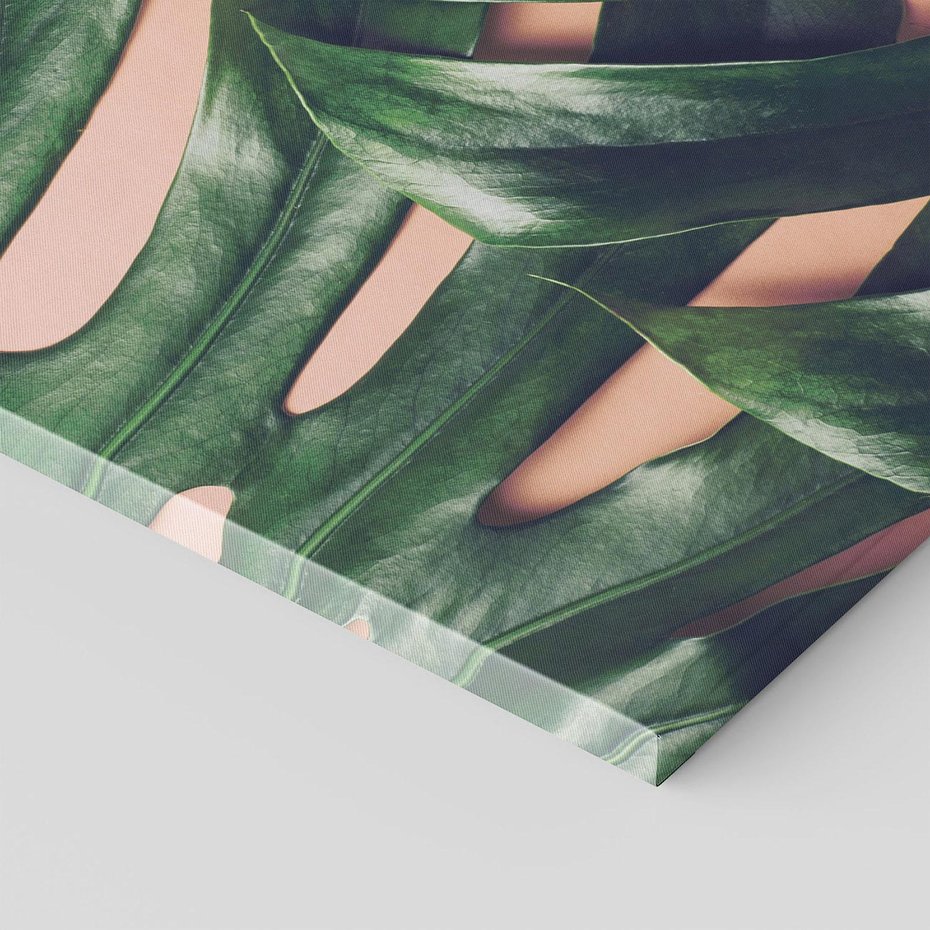 Obraz na płótnie 60x60 - Monstera Liście - monstera, liście