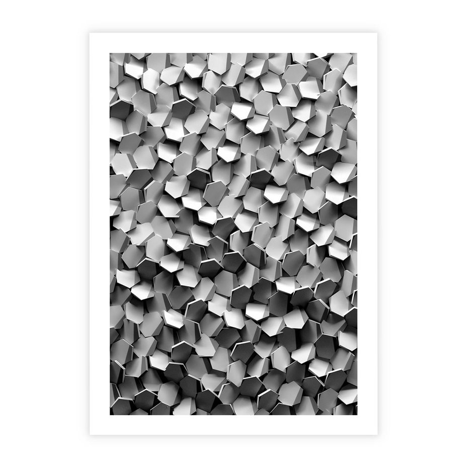 Plakat bez ramy 21x30 - Odkryj głębię sztuki - graficzne, 3D