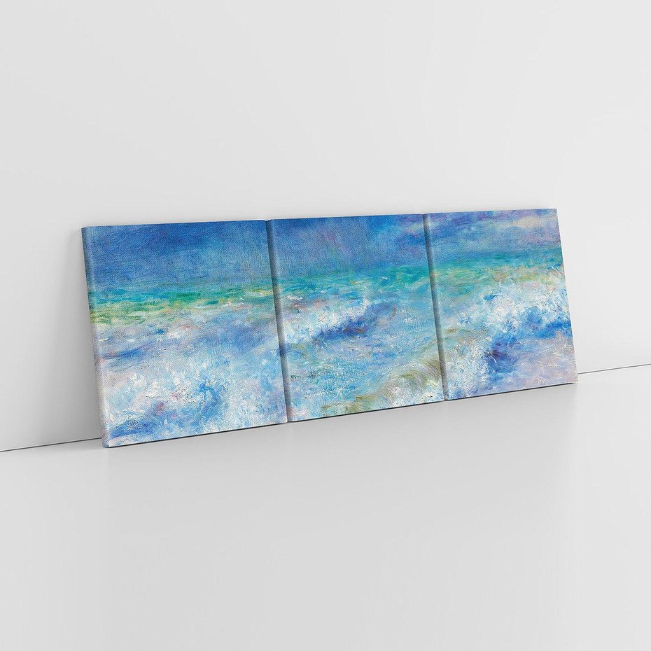 Obraz na płótnie 150x50 - "Seascape" (1897), Pierre-Auguste Renoir - Reprodukcja - reprodukcja, obraz na płótnie