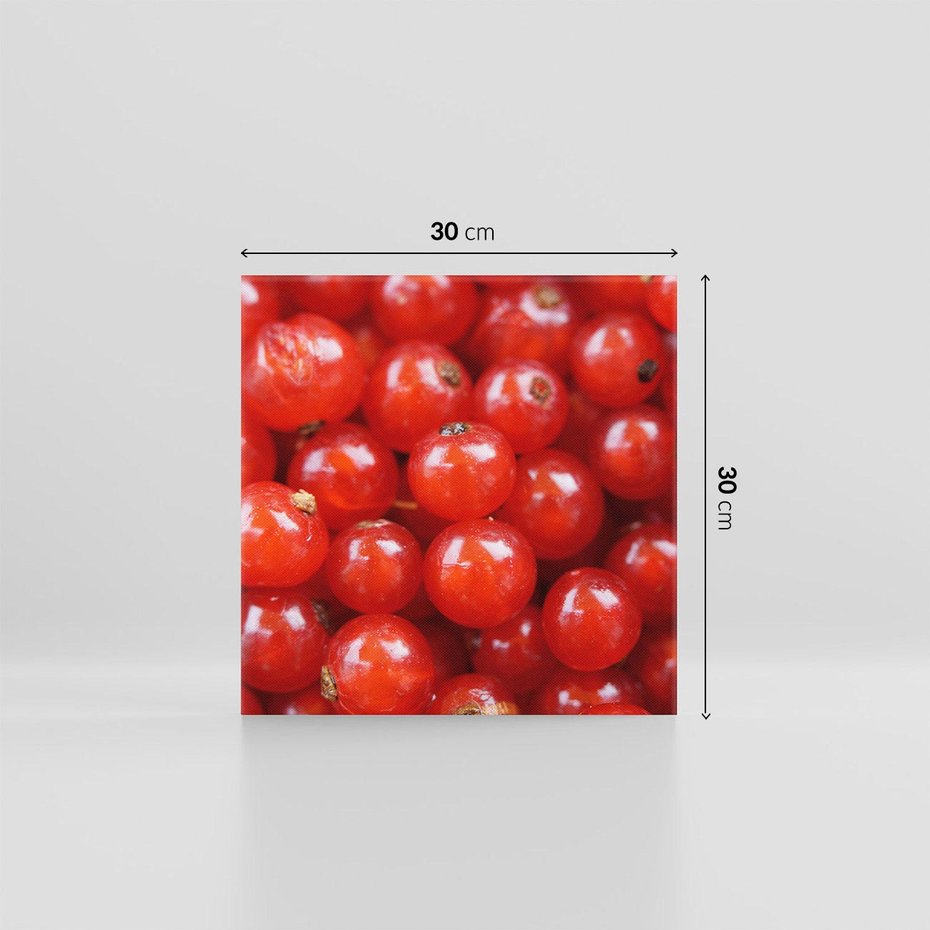 Obraz na płótnie 30x30 - Pożeczka - Czerwony Skarb - pożeczka, owoc