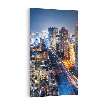 Obraz na płótnie 80x120 - Błyskawica w Azji - Tokio, Japonia