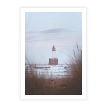 Plakat bez ramy 21x30 - Magiczna Aura - latarnia, mgła