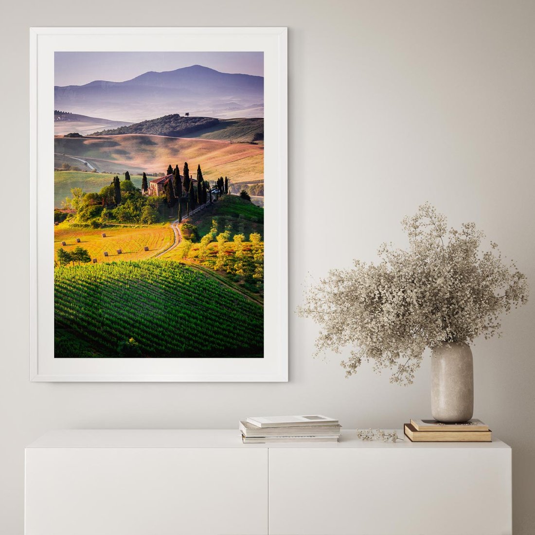 Plakat bez ramy 50x70 - Pejzaż w perspektywie - pejzaż, perspektywa