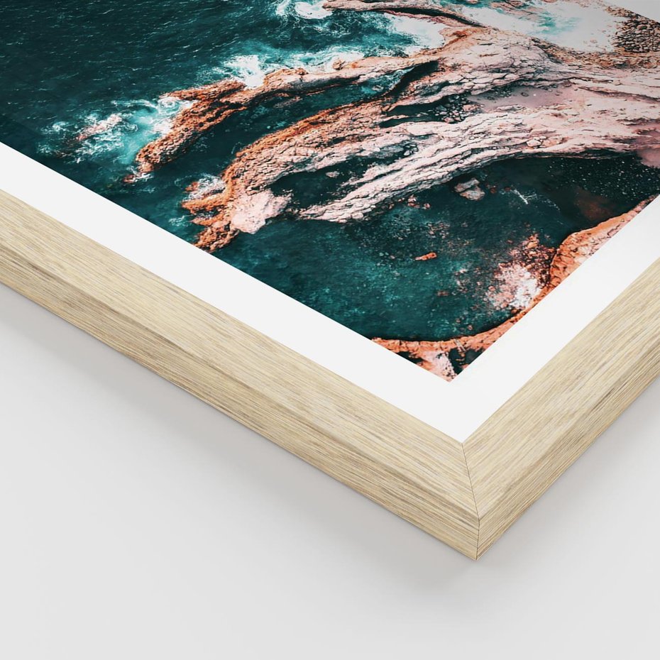 Plakat w ramie 40x50 - Morze w Perspektywie - morze, ocean - rama drewno