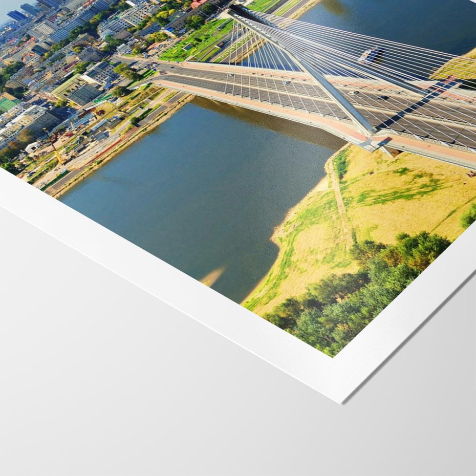 Plakat bez ramy 21x30 - Most w metropolii - most, miato